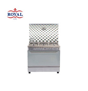Royal Gas Caesar stove, 5 burners, 90 cm, cast fan