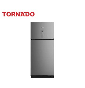 Tornado refrigerator, 386 liters, digital, plasma, silver