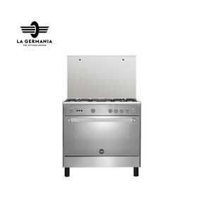 La Germania gas cooker, 5 burners, 90 cm, fan, full safety