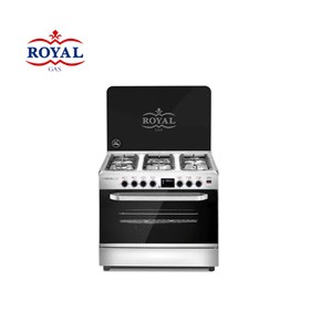 Royal Gas Master Chef Pro stove, 5 burners, 90 cm, digital cast, fan, full safety