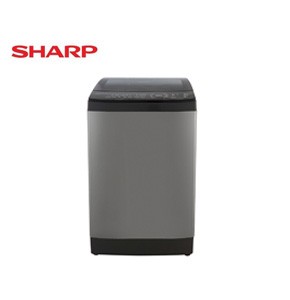 Sharp washing machine, top automatic, 13 kg, dark silver
