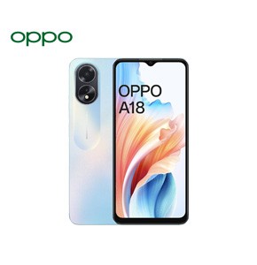 OPPO A18 Dual SIM, 64GB, 4GB RAM, 4G LTE