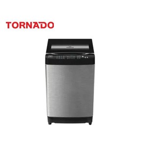 Tornado washing machine, top automatic, 17 kg, inverter, chrome stainless handle