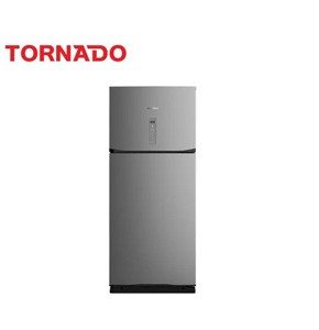Tornado refrigerator, 450 liters, digital plasma, silver