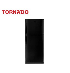 Tornado refrigerator, 355 liters, black plasma