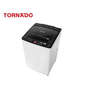 Tornado washing machine, top automatic, 12 kg, white