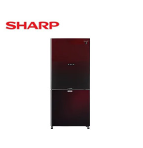 SHARP Refrigerator Inverter Digital Bottom Freezer 558 Liter Red SJ-GV73J-RD